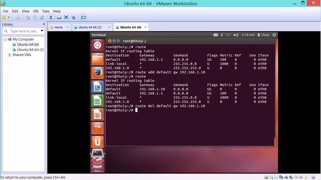 [UBUNTU] Dùng lệnh route thiết lập đường đi trên Ubuntu 12.04.4 смотреть онлайн