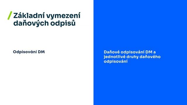 Základní vymezení daňových odpisů | Jak účtovat v Money S3 смотреть онлайн