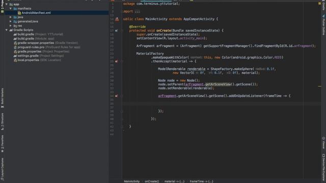Keep Nodes In Front Of Screen | Sceneform | ARCore смотреть онлайн