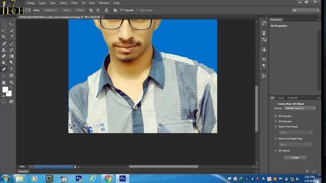 adobe photoshop | how to change background in Hindi/Urdu смотреть онлайн