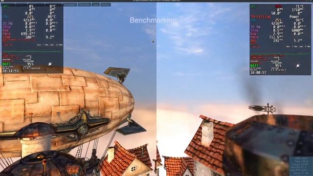 NVK ZINK vs Nvidia proprietary Unigine Heaven Benchmark 4.0 смотреть онлайн