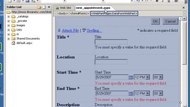 SharePoint 2007 -- Custom List Forms смотреть онлайн