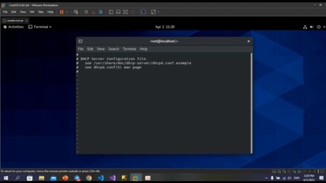 install dhcp-server and configuration Linux CentOS 8 смотреть онлайн