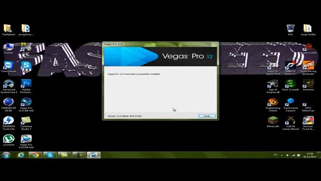 How to download & install Sony vegas pro 12 Free !! смотреть онлайн