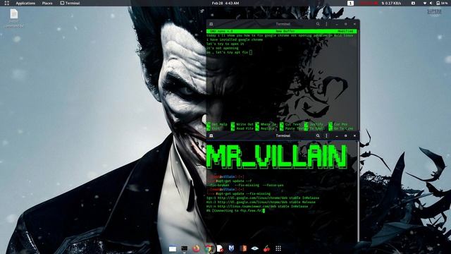 google chrome not openning in kali linux fix смотреть онлайн