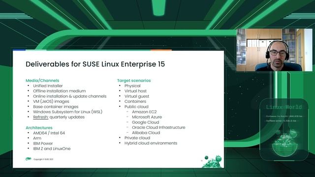 SUSECON 2021 - FUT 1116 - SUSE Linux Enterprise Roadmap смотреть онлайн