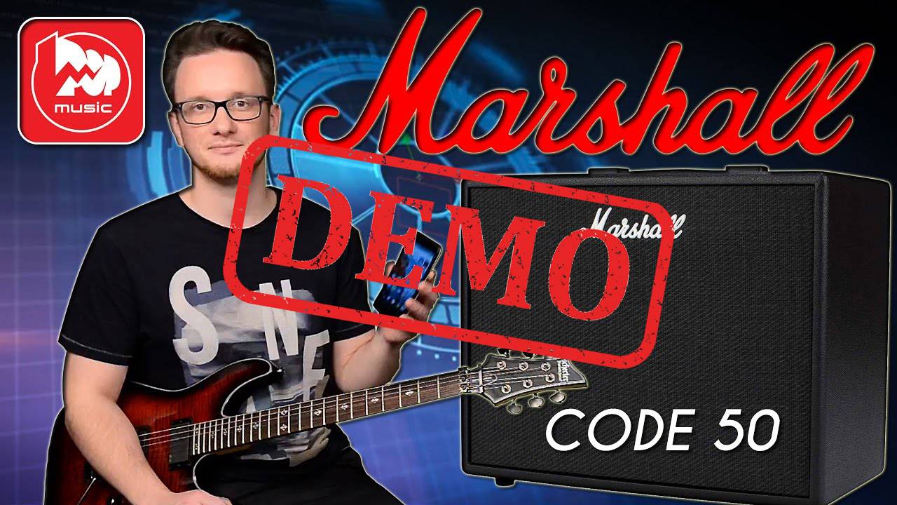 Гитарный комбо MARSHALL CODE 50 - демонстрация звучания смотреть онлайн