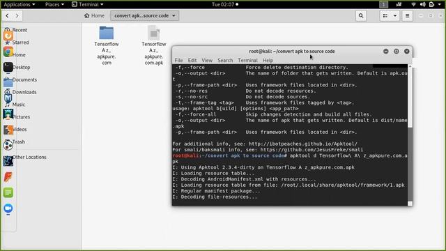How to Convert the apk file into source code in linux смотреть онлайн