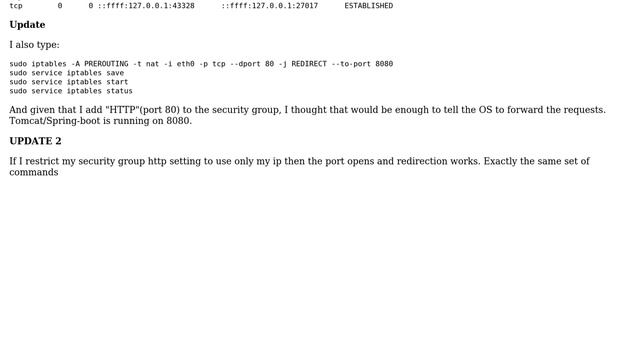 Doubts about Amazon Linux ami ports setup on EC2 смотреть онлайн