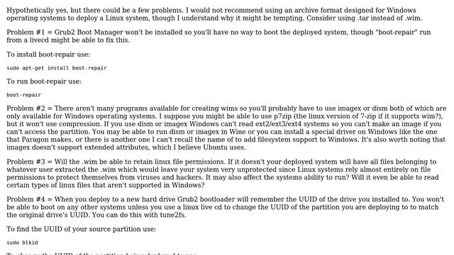 Ubuntu: Can I deploy Linux/Ubuntu from a wim file? смотреть онлайн