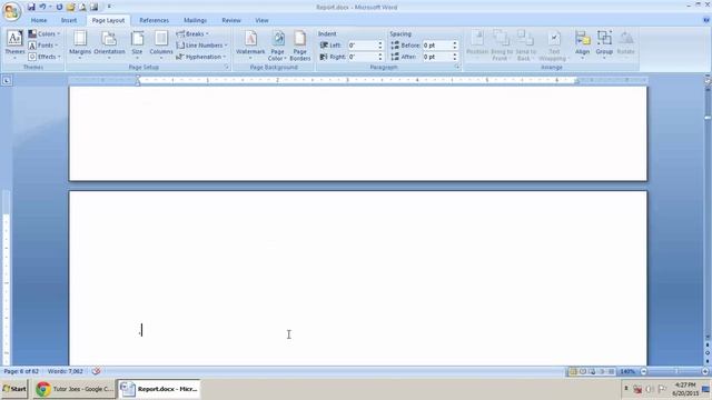 Custom Page Numbering in Microsoft Word-2007 Tamil смотреть онлайн