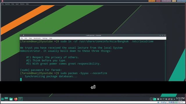 การติดตั้ง Manjaro 20 ใน virtualbox смотреть онлайн