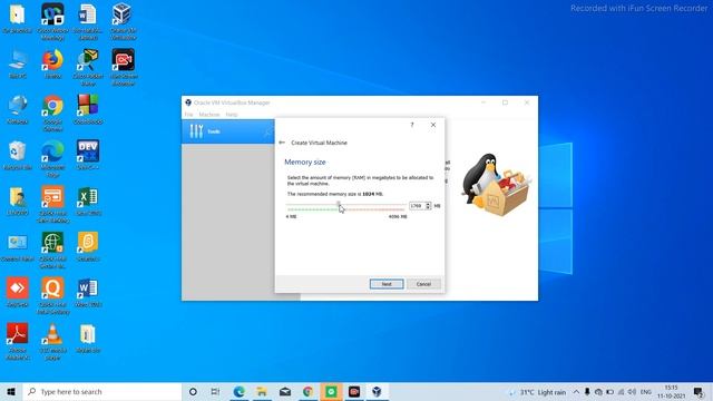 Installation of Ubuntu on Virtual Box in windows 10 смотреть онлайн