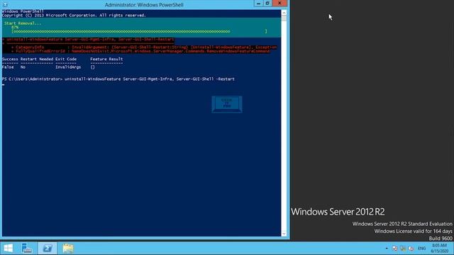 Windows Server 2012 R2 GUI To Core - How To Convert Window Server 2012 R2 GUI into Server Core смотреть онлайн