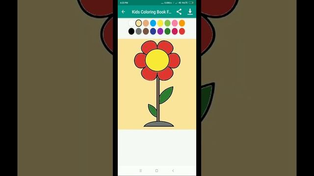 Kids Coloring Book Fun Android App for children | Education App | Creative App смотреть онлайн