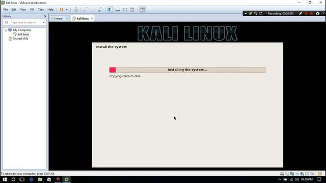 KALI LINUX INSTALLATION TO WINDOWS USING VMWARE WORKSTATION 12 in tamil 2017 смотреть онлайн