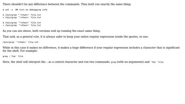 Unix & Linux: Which of the following use of anchor is correct in regex using grep? (2 Solutions!!) смотреть онлайн