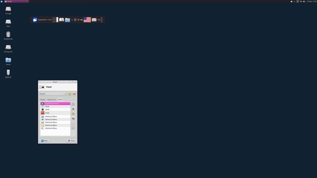XFCE Panel Items list names are incorrect, duplicated смотреть онлайн