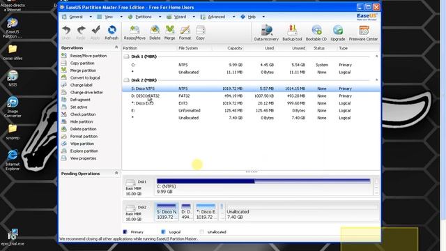 Practica 4.3.F,H- Easeus Partition Master смотреть онлайн