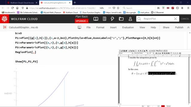 Graphing Regions of Integration Part 2 - Mathematica Demo - Calculus III смотреть онлайн