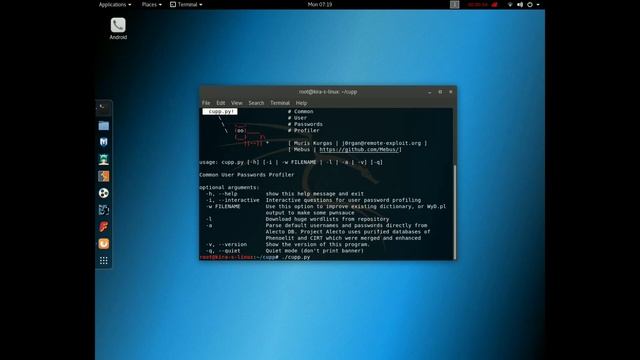 How to create a wordlist in kali linux using CUPP | Easiest way... смотреть онлайн