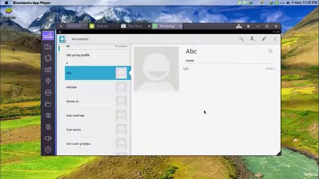 How To Install Whatsapp & Hike Easily add contact no in PC смотреть онлайн