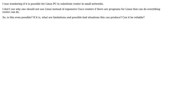Unix & Linux: Can Linux PC serve as network router? (2 Solutions!!) смотреть онлайн