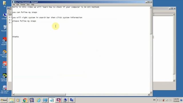 how to check if your computer is 64 Bit Method1 смотреть онлайн