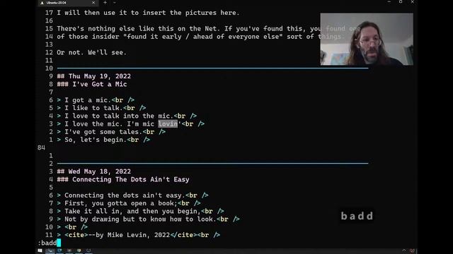 Writing a vim macro смотреть онлайн