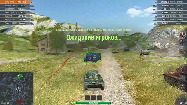 WoT Blitz ИС-6, AMX 13 75,VK 30.01 P смотреть онлайн