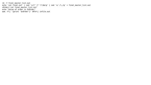 Unix & Linux: Rearrange Header and Data of different versions of Text file based on a Master File смотреть онлайн