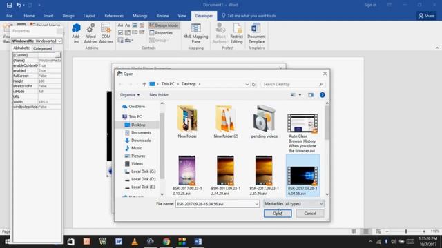 How to Add Online & Offline Videos to Word Documents in Windows PC смотреть онлайн