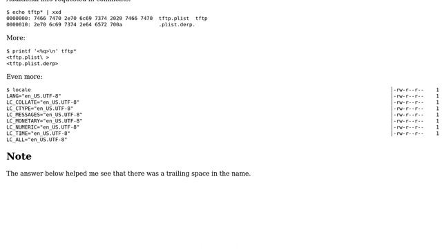 Unix & Linux: 'ls' showing two identical files in a directory смотреть онлайн