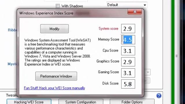 How to change your computer system rating into 7.9 смотреть онлайн