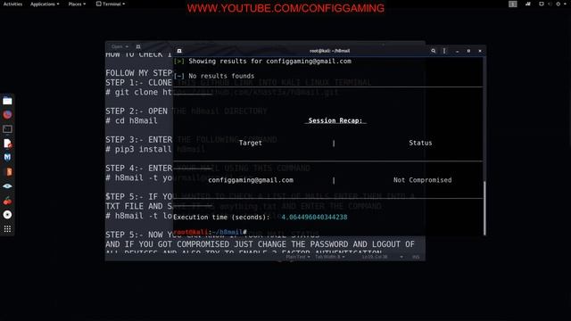 HOW TO CHECK IF YOUR MAIL PASSWORD IS COMPROMISED OR NOT IN KALI смотреть онлайн