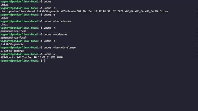 Perintah uname di Linux смотреть онлайн