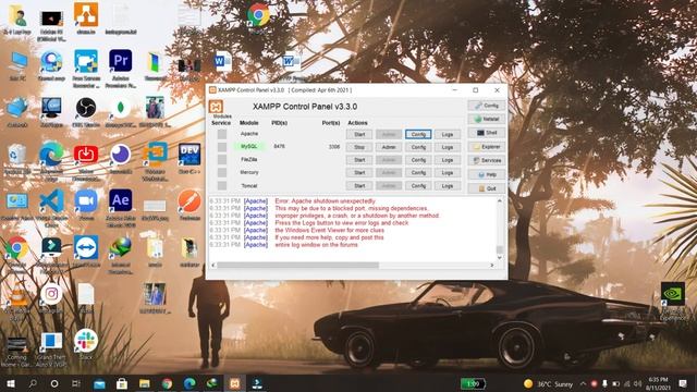 Solve Port 80 and port 443 errors in XAMPP Server|| xampp apache not starting смотреть онлайн