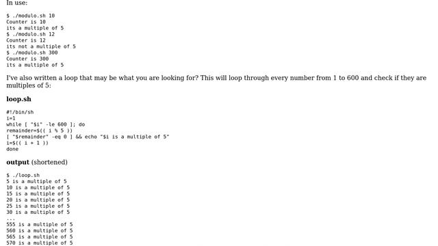 Unix & Linux: Compare bash variable to see if divisible by 5 (3 Solutions!!) смотреть онлайн