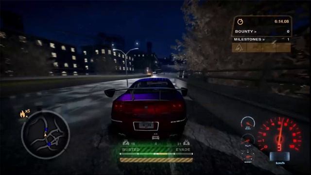NFSMW Rework 3.8 + Plak Extended Edition - Dodge Charger SRT-8 Pursuit