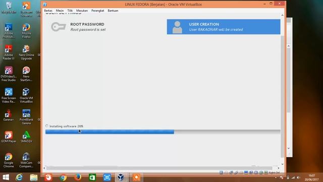 Cara/Tutorial Instalasi Linux Fedora menggunakan Virtual Box Part 2 смотреть онлайн
