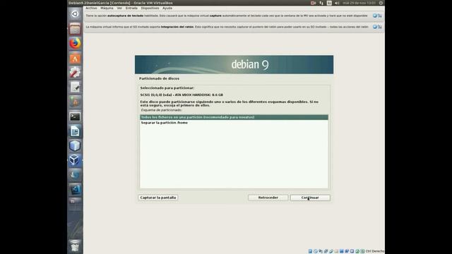 Instalación Debian VirtualBox смотреть онлайн