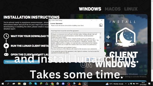 How to download + play Lunar Client (Minecraft) смотреть онлайн
