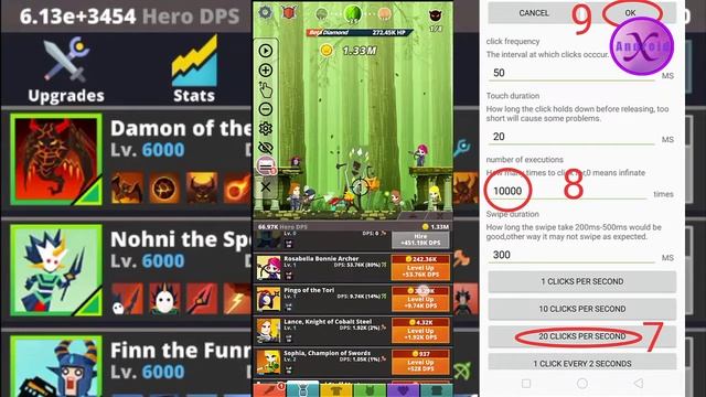 Tap Titans 2 auto Clicker App download for free no root required [Android Xhampion] смотреть онлайн