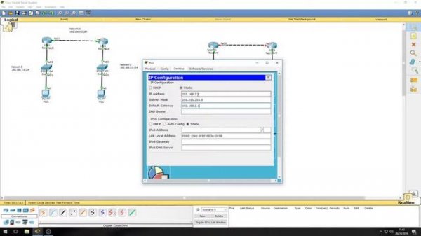 Defining Static Routes - Cisco Packet Tracer
