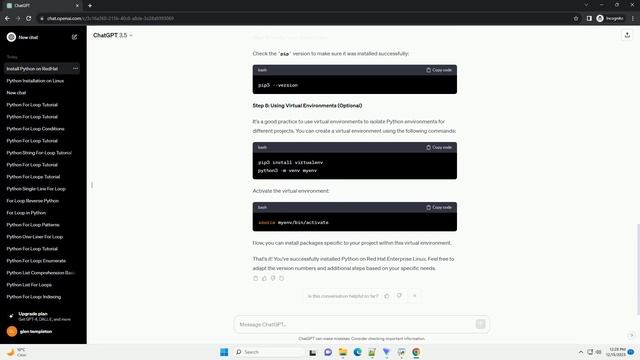 how to install python on linux redhat смотреть онлайн