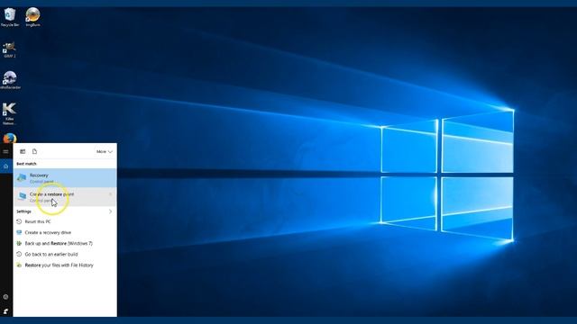 How To Create a System Restore Point in Windows 10 смотреть онлайн