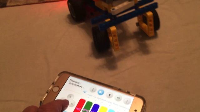 Servo and front end steering linkage;Mbit app to control bot car, Microbit and Superbit with Legos.