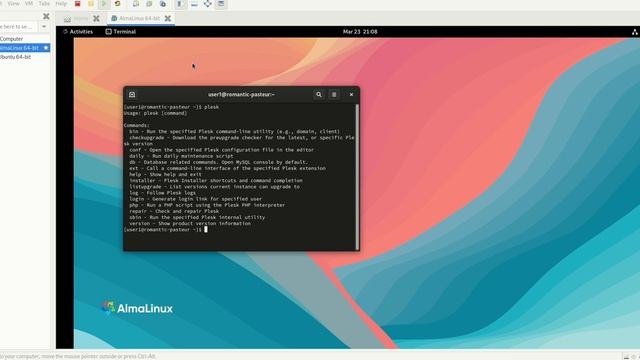 Plesk on AlmaLinux OS 9 on VMware смотреть онлайн