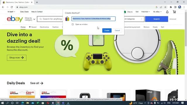 eBay for PC Desktop | How to Create eBay Shortcut on PC | How to add eBay to desktop | #eBayforpc смотреть онлайн