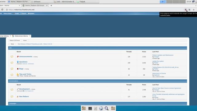 Reborn OS XFCE Desktop T1709 Spanish смотреть онлайн